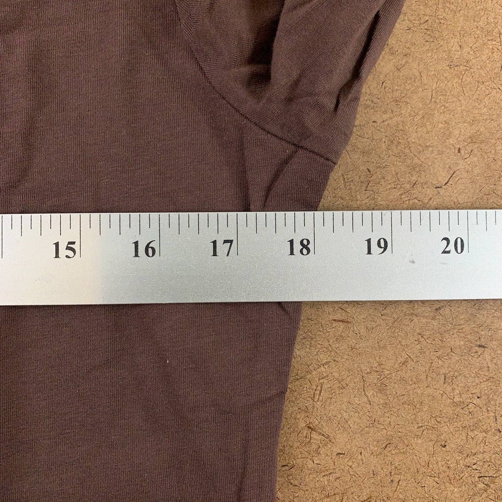 Old Navy Womens Bodysuit Brown Long Sleeve Round Neck Plus 2XL Snaps New - Picture 5 of 9